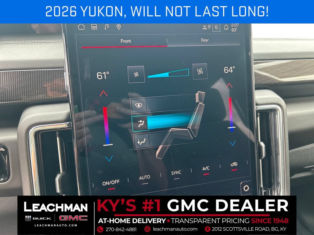 New 2026 GMC Yukon Elevation w/ LPO, Floor Liner Package AWD/4WD image 29