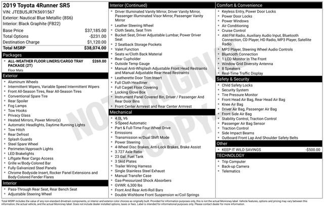 Used 2019 Toyota 4Runner SR5 image 10