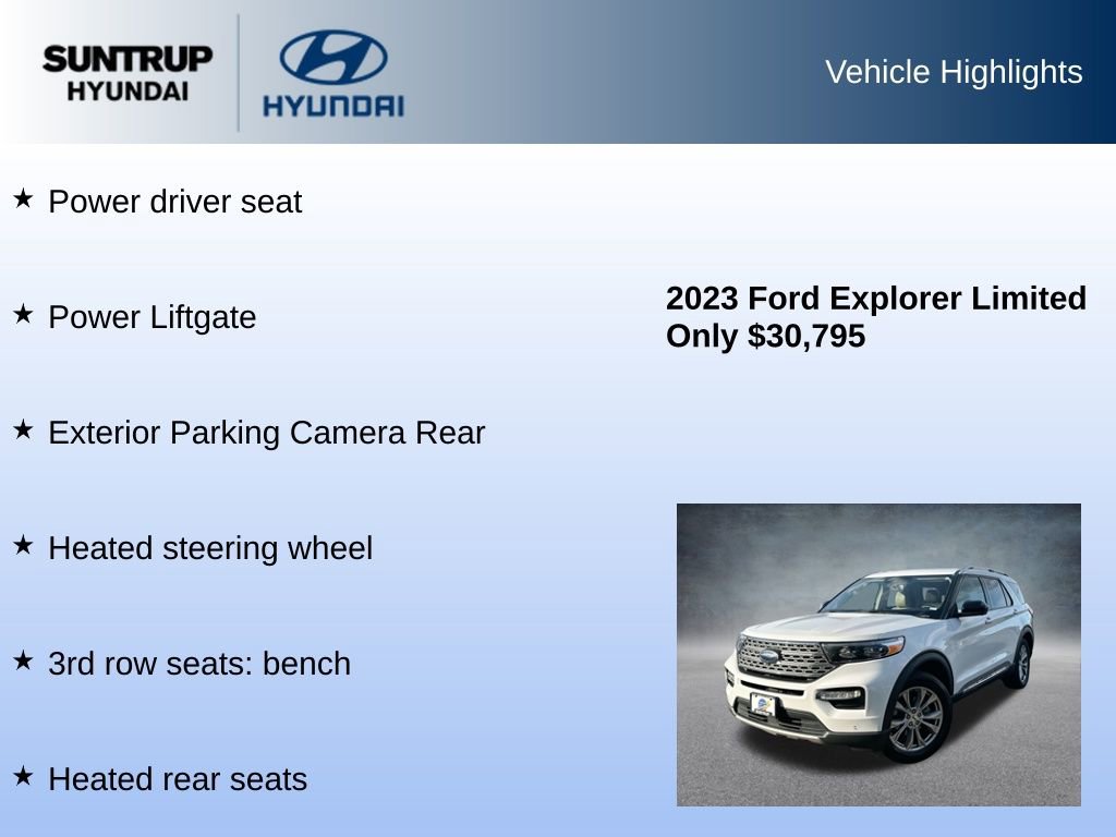Used 2023 Ford Explorer Limited image 16