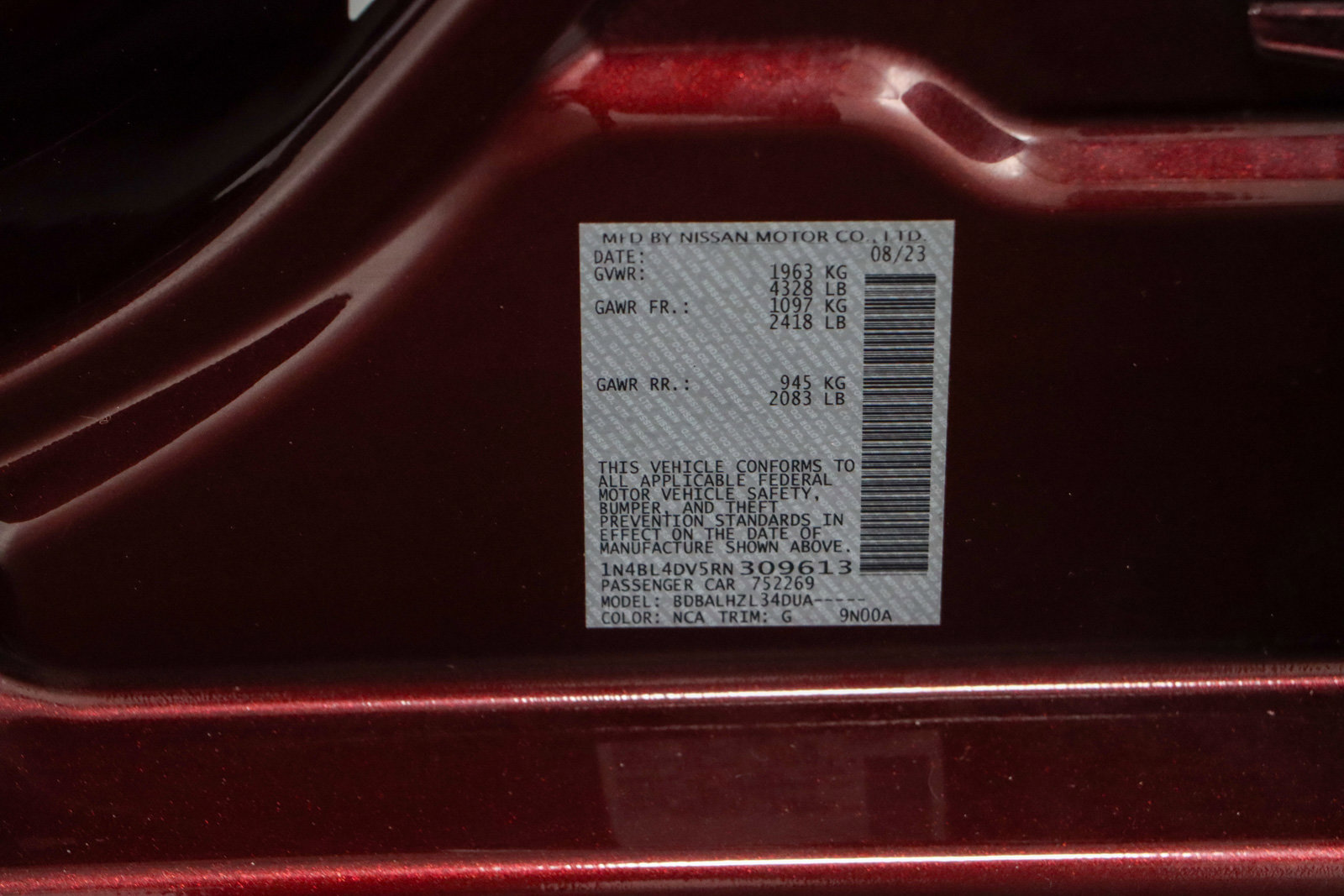 Used 2024 Nissan Altima 2.5 SV image 30