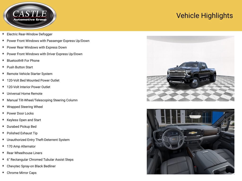 New 2026 Chevrolet Silverado 3500 High Country w/ Technology Package AWD/4WD image 16