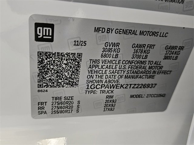 New 2026 Chevrolet Silverado 1500 RST w/ RST Select Package image 16