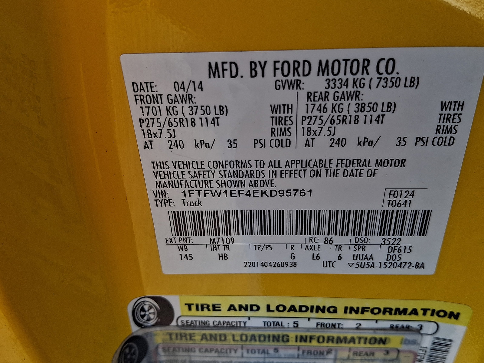 Used 2014 Ford F150 Lariat w/ Equipment Group 502A Luxury AWD/4WD image 27
