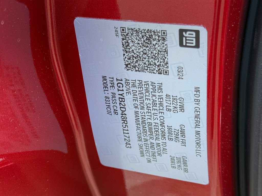 Used 2024 Chevrolet Corvette Stingray Preferred Cpe w/ 2LT RWD image 28