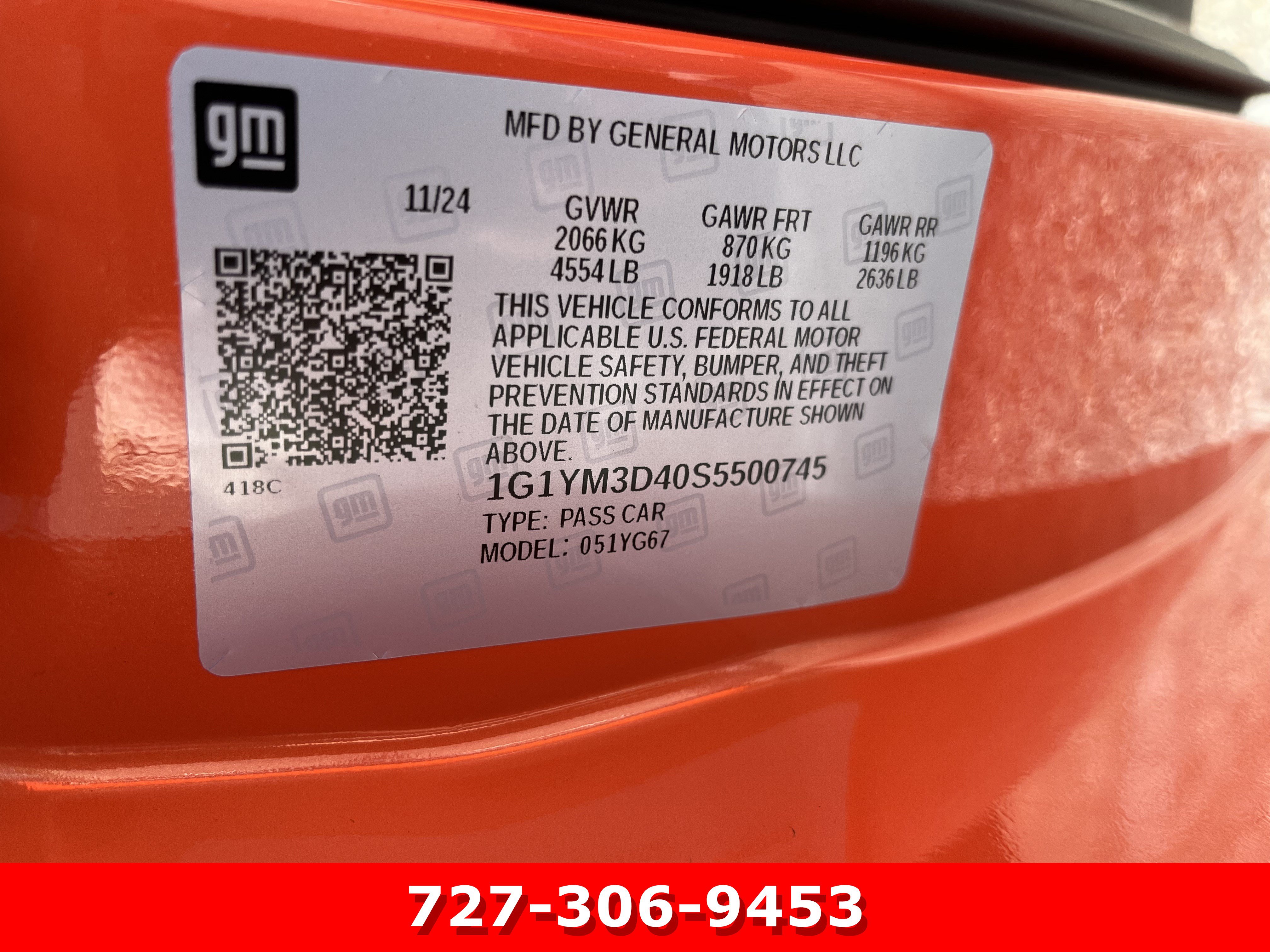 Used 2025 Chevrolet Corvette E-Ray w/ Battery Protection Package AWD/4WD image 22