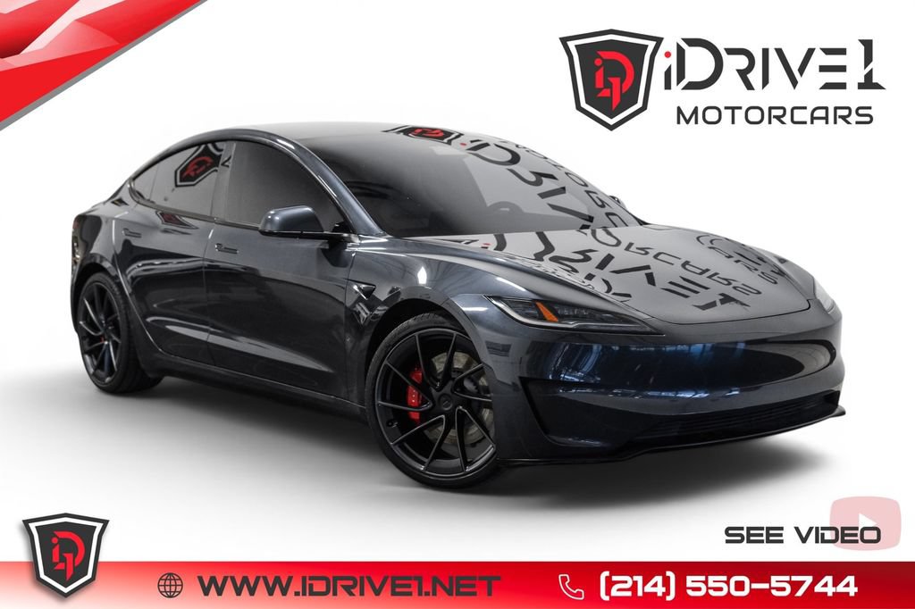 Used 2025 Tesla Model 3 Performance AWD/4WD image 1