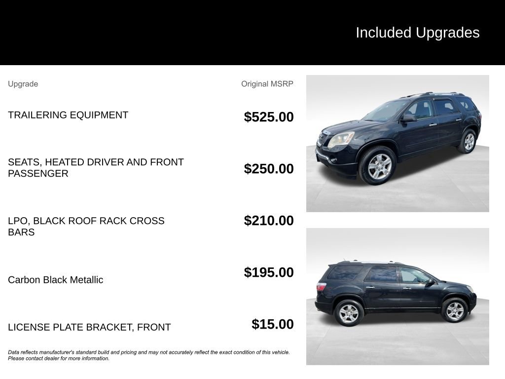 Used 2012 GMC Acadia SLE image 10