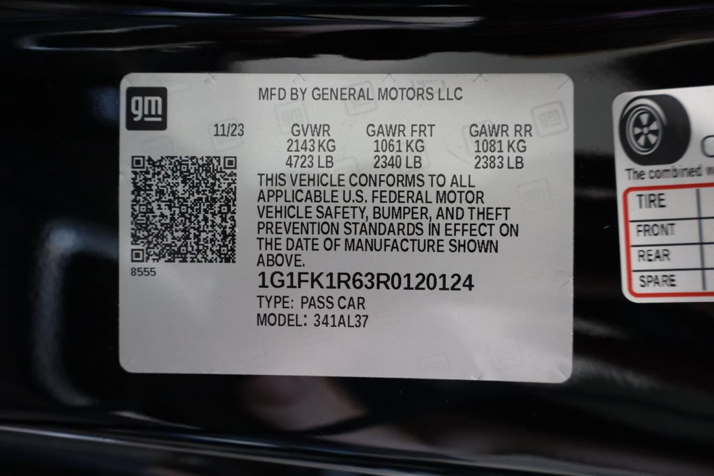 Used 2024 Chevrolet Camaro ZL1 RWD image 38