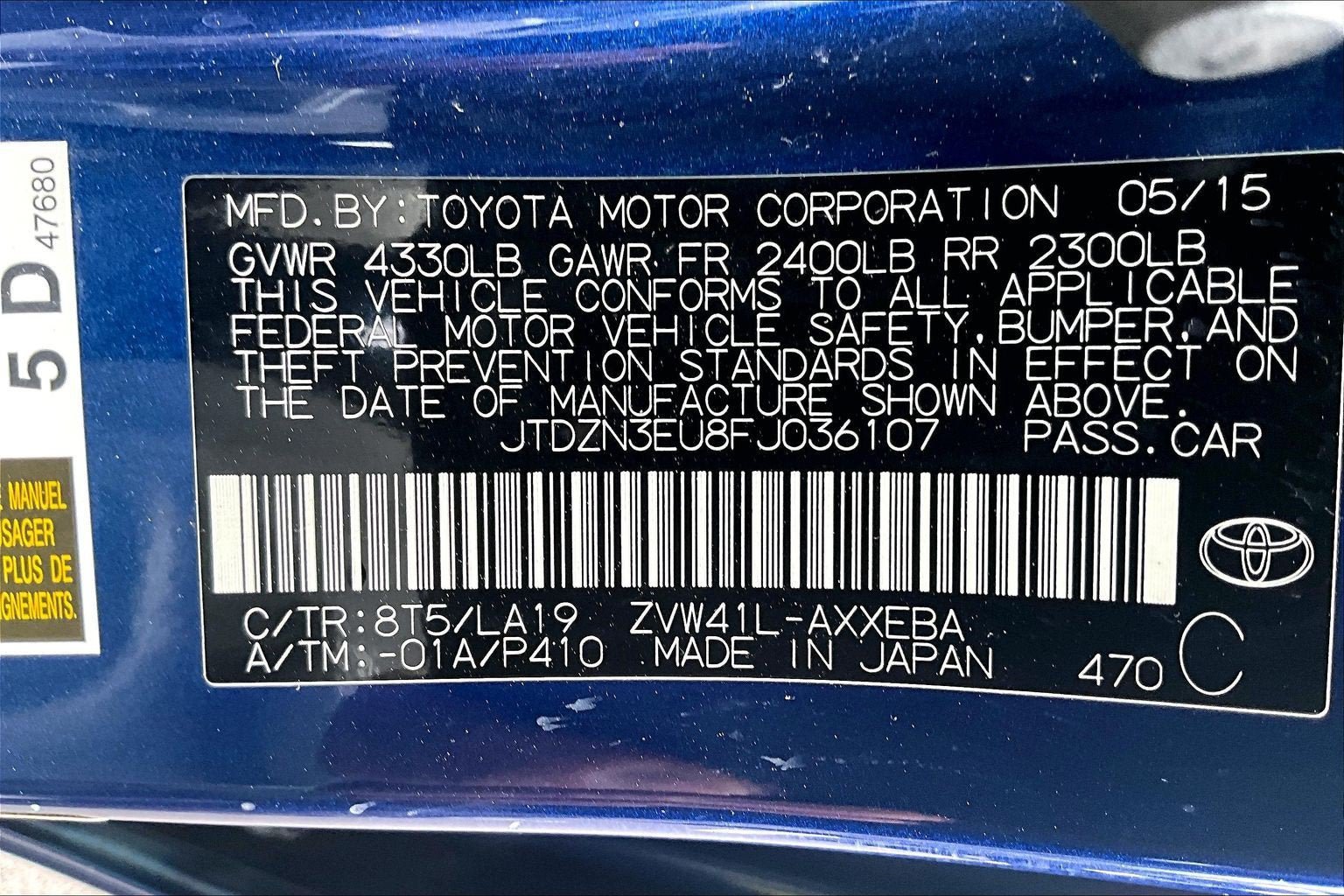 Used 2015 Toyota Prius V Four FWD image 28