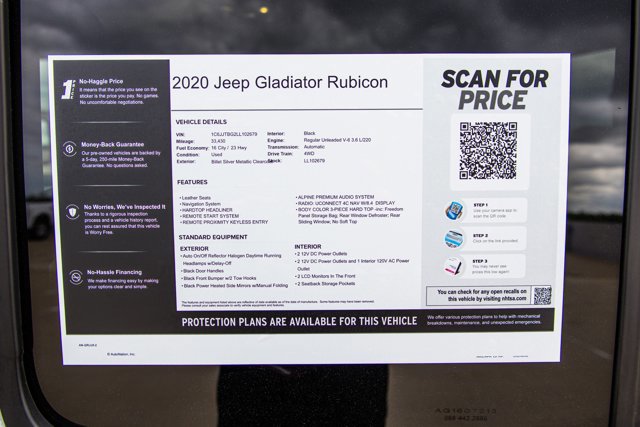 Used 2020 Jeep Gladiator Rubicon AWD/4WD image 28