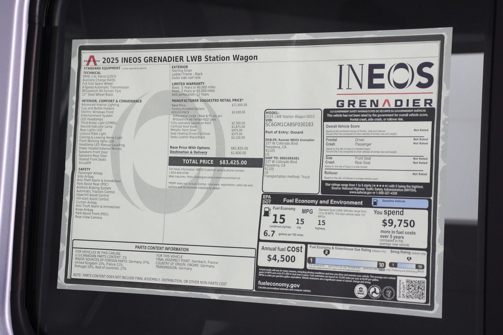 New 2025 INEOS Grenadier Station Wagon AWD/4WD image 22