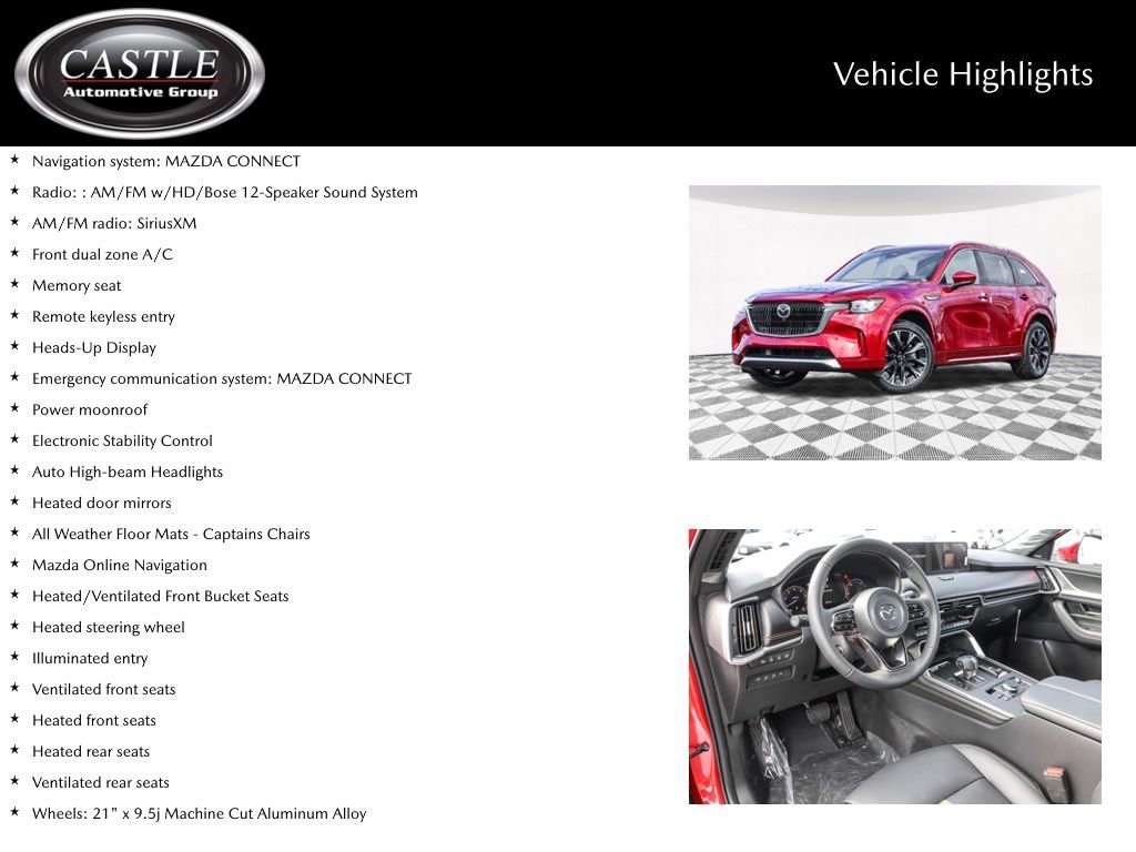 New 2026 MAZDA CX-90 3.3 Turbo S w/ Premium Plus AWD/4WD image 4