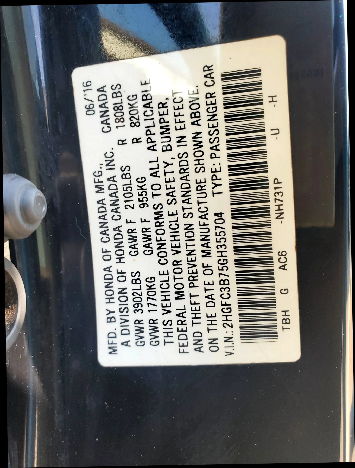 Used 2016 Honda Civic EX-L image 61
