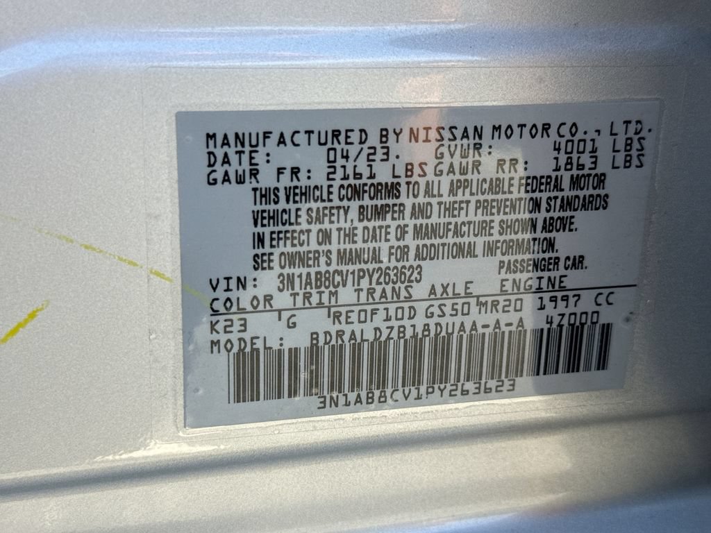 Used 2023 Nissan Sentra SV w/ All-Weather Package FWD image 27
