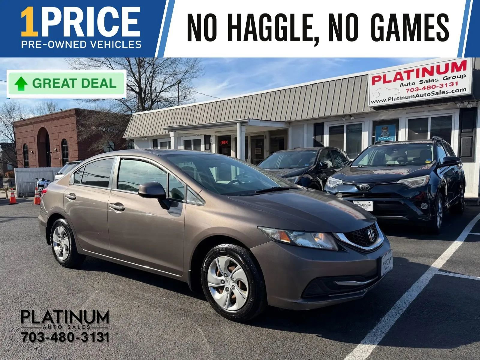 Used 2013 Honda Civic LX image 1
