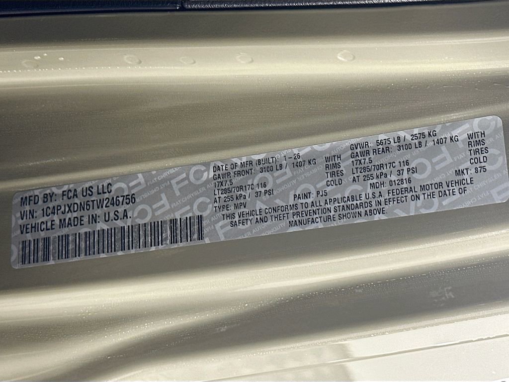 New 2026 Jeep Wrangler Unlimited Sport image 19