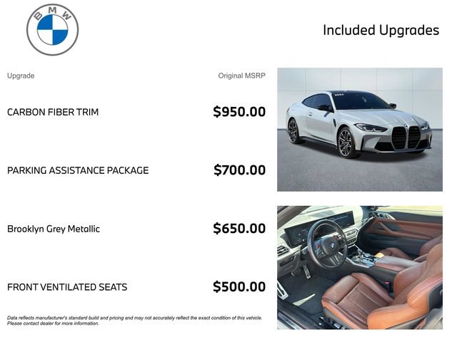 Used 2024 BMW M4 Competition RWD image 4
