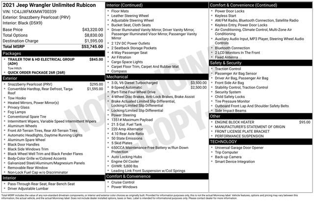 Used 2021 Jeep Wrangler Unlimited Rubicon image 12