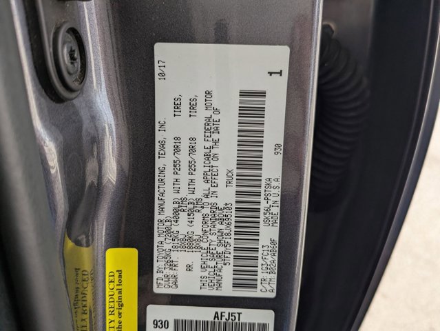 Used 2018 Toyota Tundra SR5 w/ SR5 Upgrade Package AWD/4WD image 25