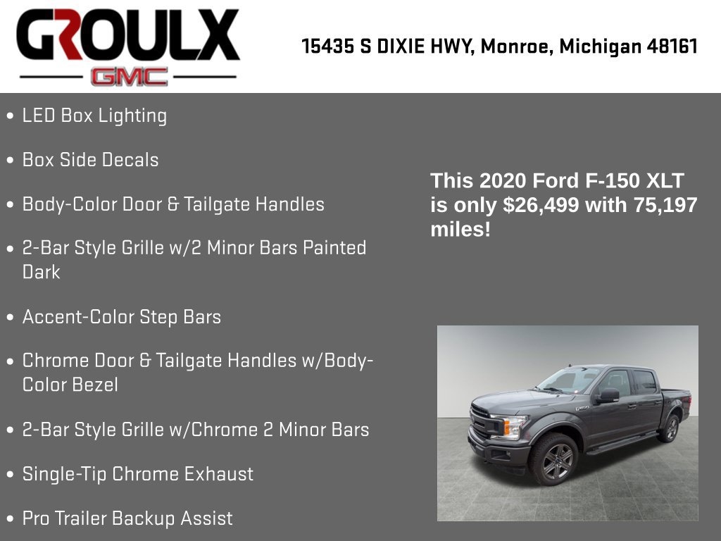 Used 2020 Ford F150 XLT w/ Equipment Group 302A Luxury AWD/4WD image 31