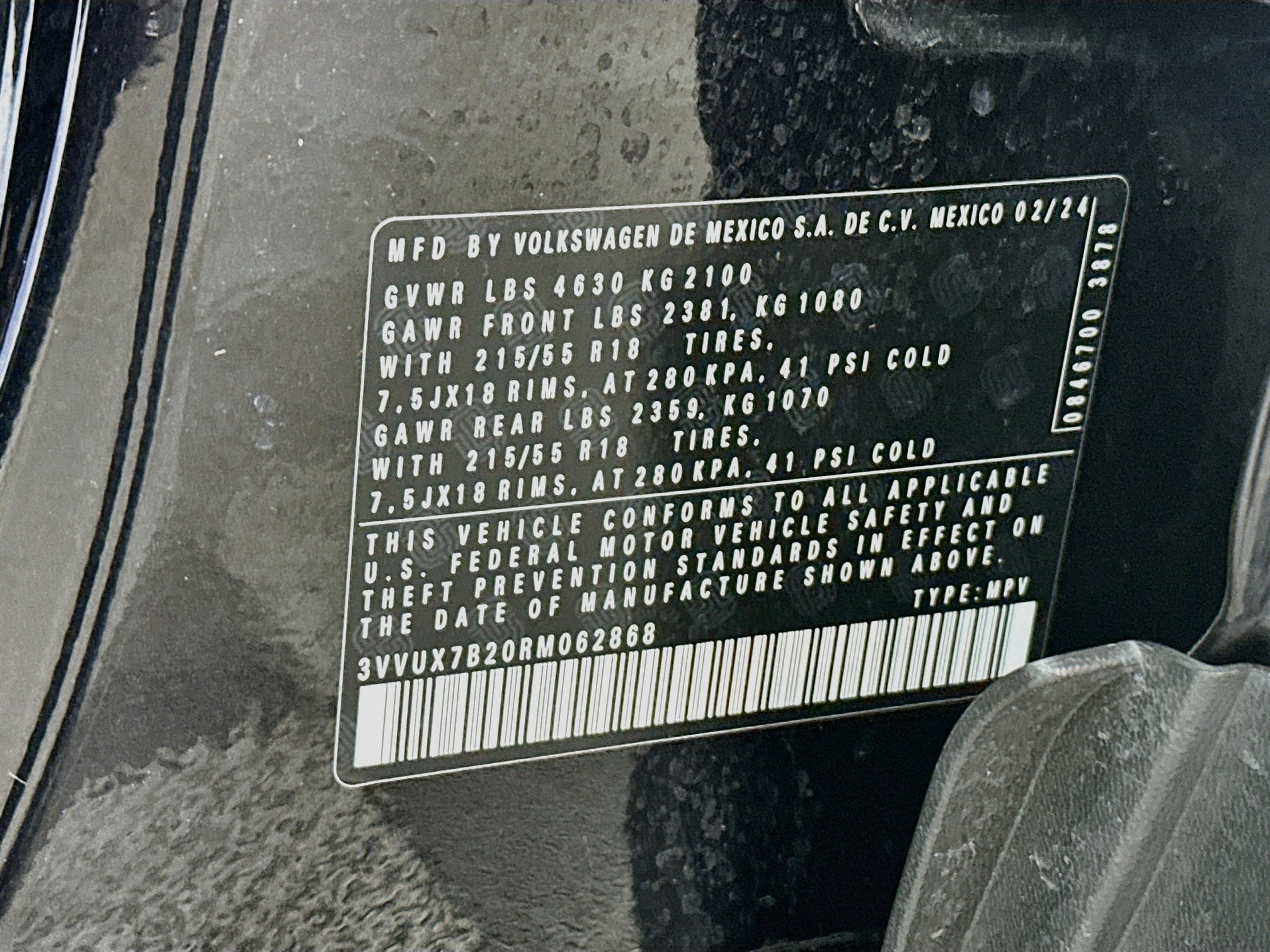 Certified 2024 Volkswagen Taos SE AWD/4WD image 29
