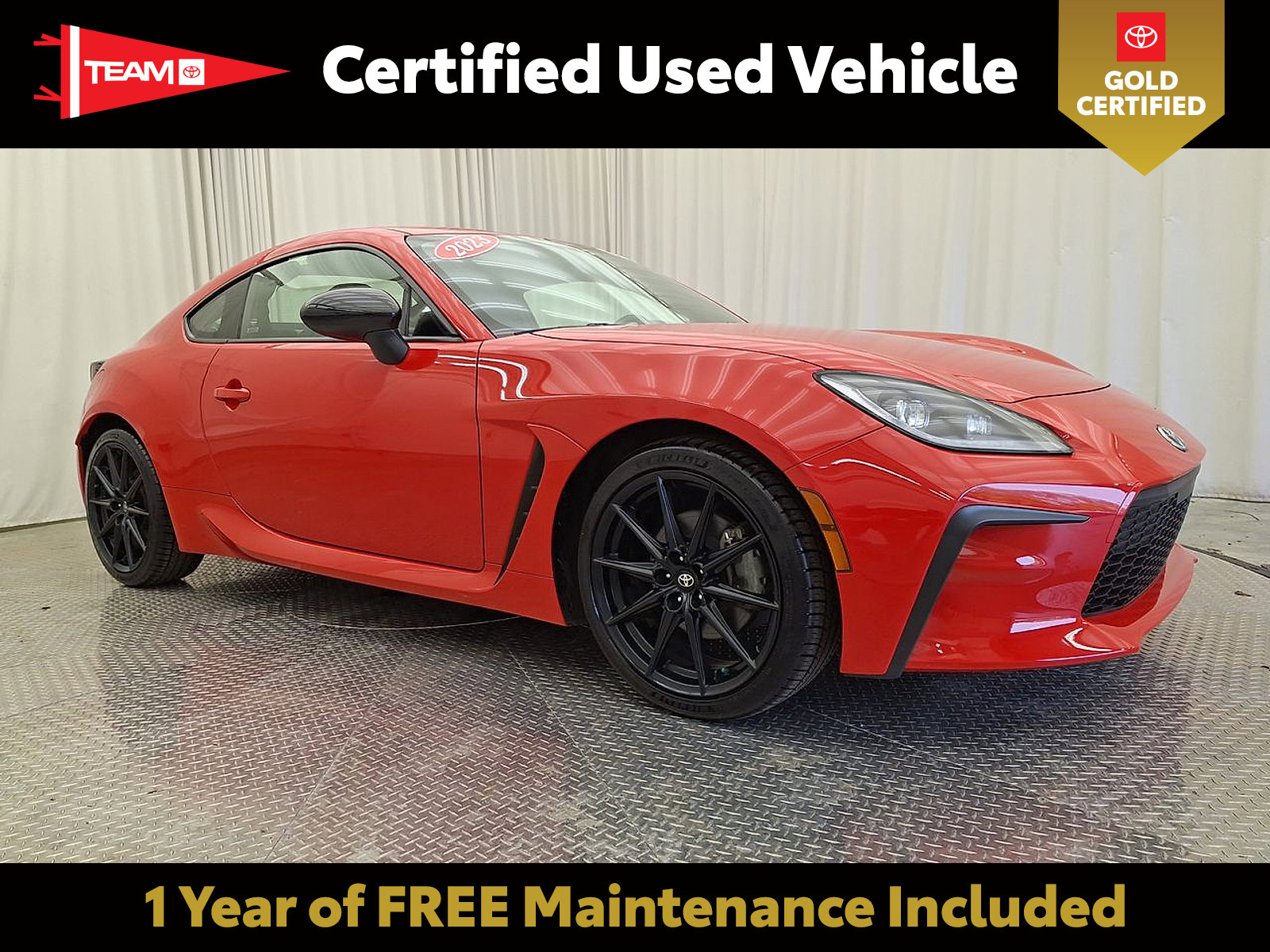 Certified 2023 Toyota GR86 Premium w/ ALL Weather Mat Package (TMS) RWD image 1