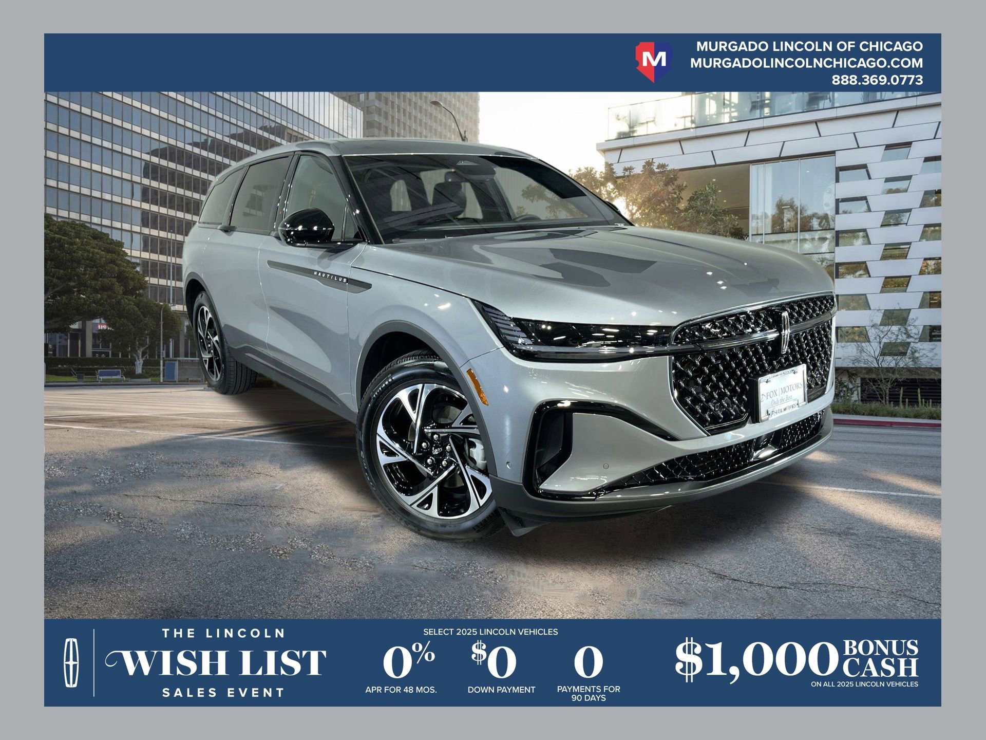 New 2024 Lincoln Nautilus Premier w/ Equipment Group 102A image 1