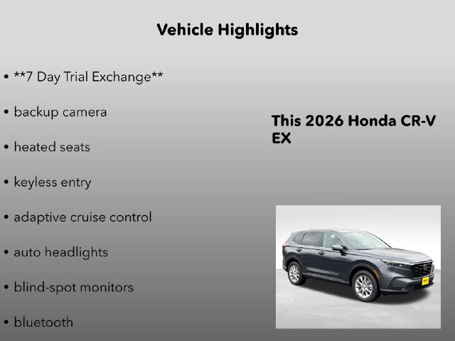 New 2026 Honda CR-V EX image 5