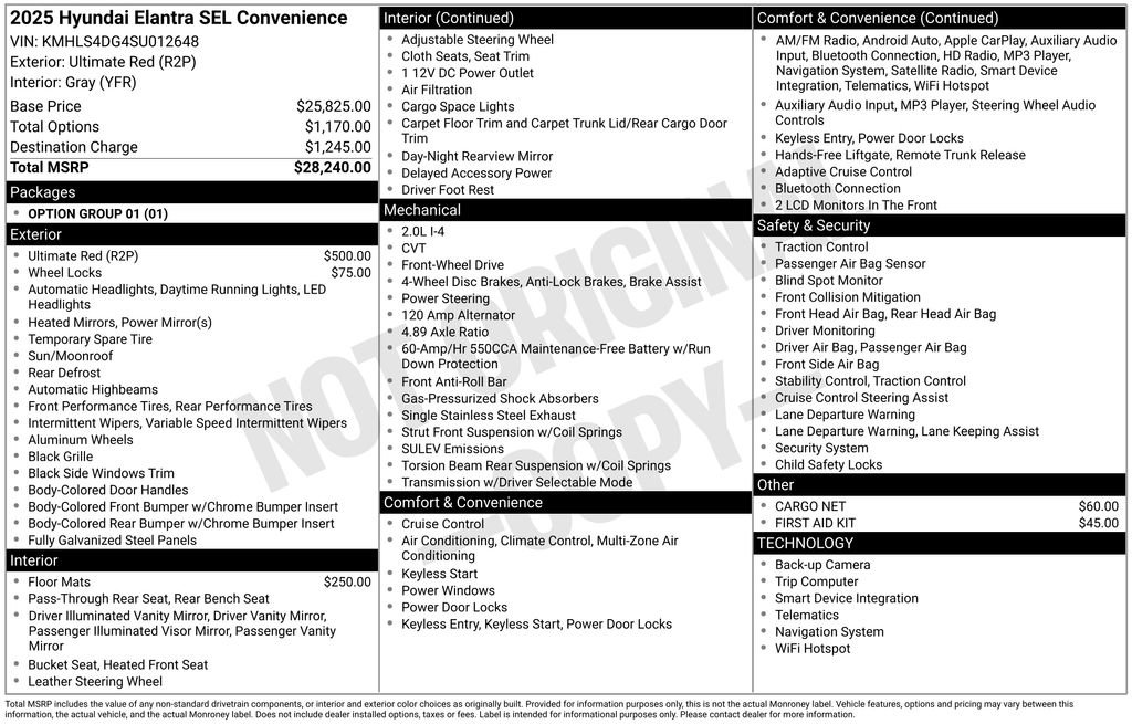 Certified 2025 Hyundai Elantra SEL image 31