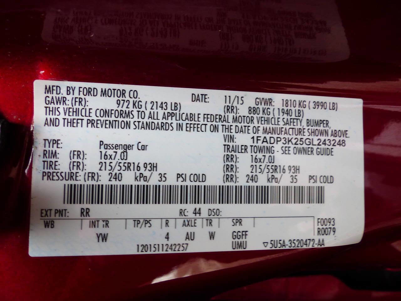 Used 2016 Ford Focus SE FWD image 21
