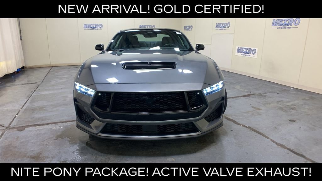 Certified 2025 Ford Mustang GT Premium w/ Mustang Nite Pony Package RWD image 8