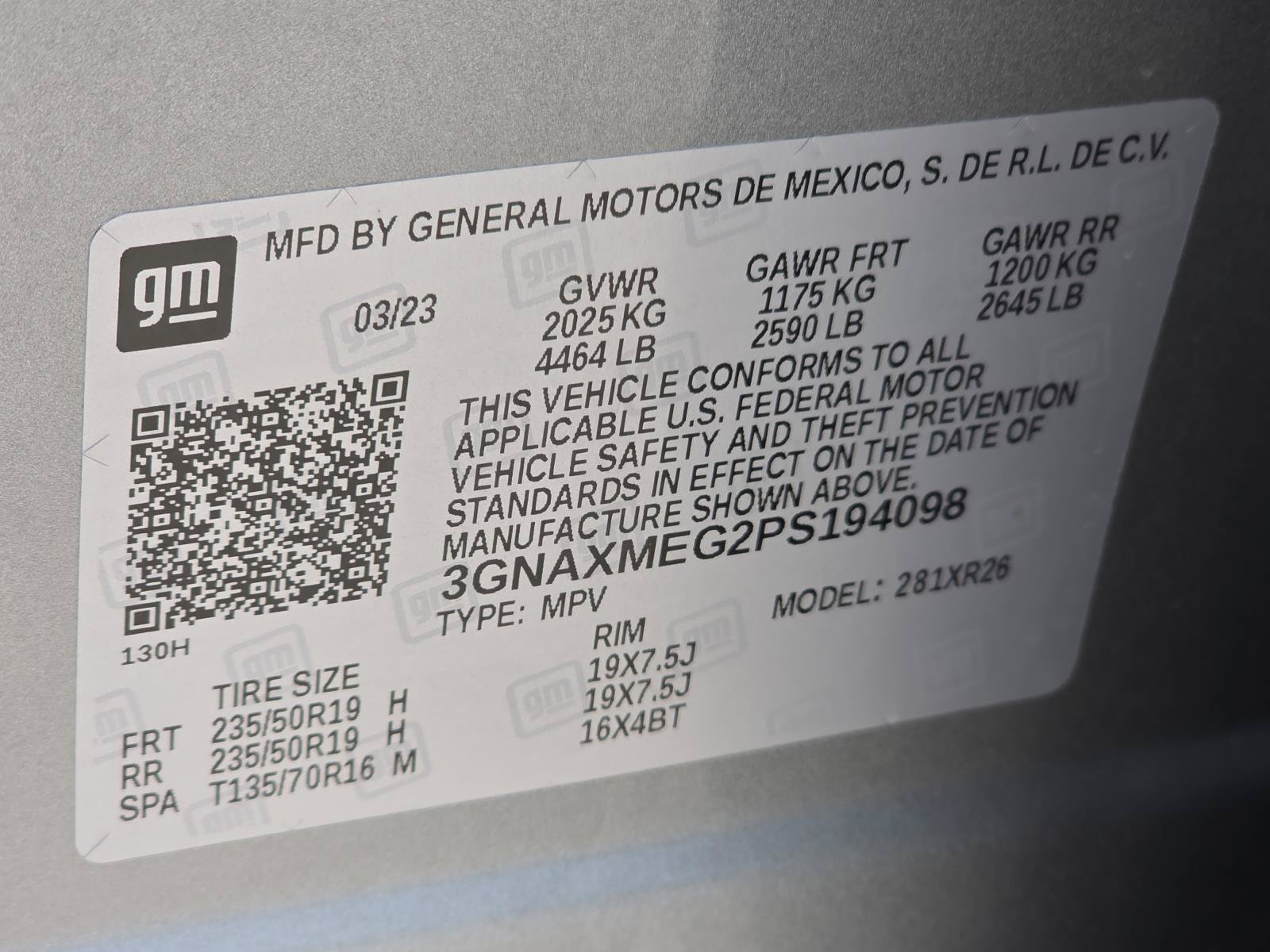 Used 2023 Chevrolet Equinox RS w/ RS Leather Package FWD image 22