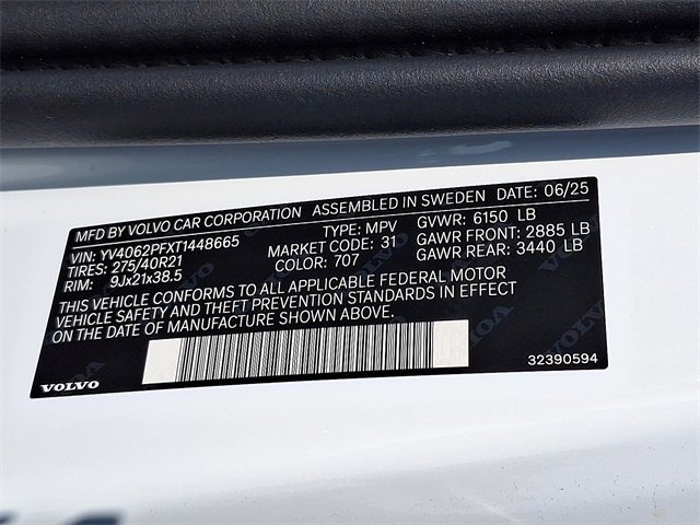 New 2026 Volvo XC90 B6 Ultra image 11