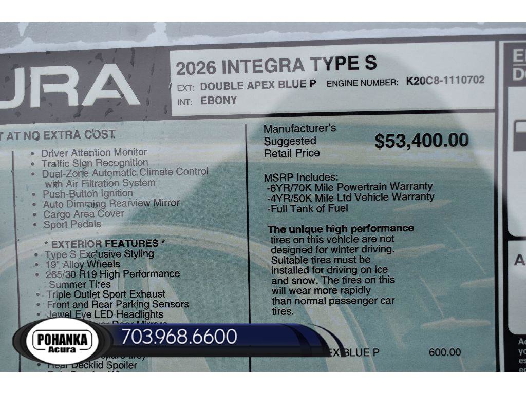 New 2026 Acura Integra Type S image 33
