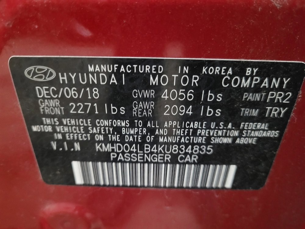 Used 2019 Hyundai Elantra Sport w/ Premium Package 03 image 33