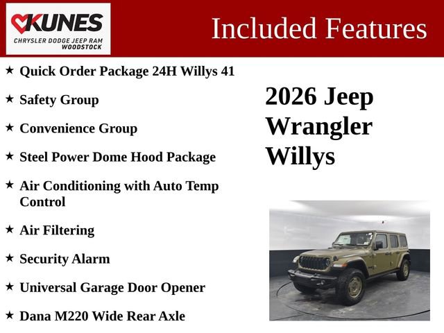 New 2026 Jeep Wrangler Willys image 3