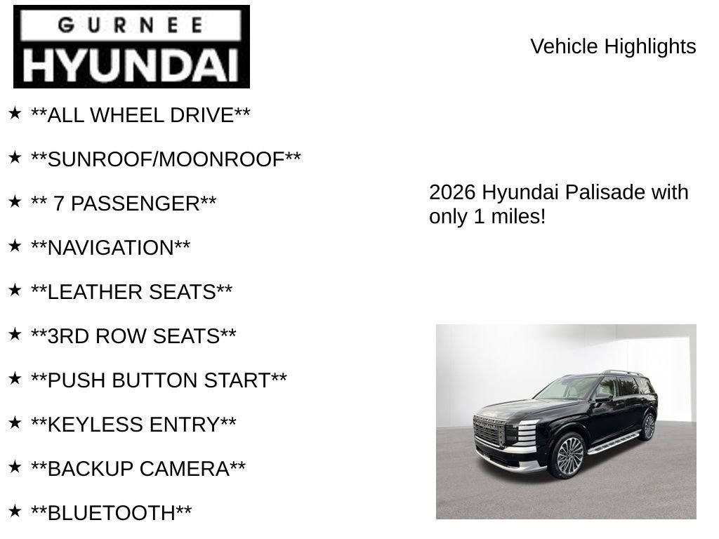 New 2026 Hyundai Palisade Calligraphy image 8