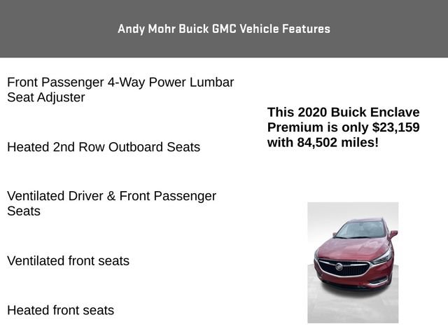Used 2020 Buick Enclave Premium w/ LPO, Floor Liner Package AWD/4WD image 20
