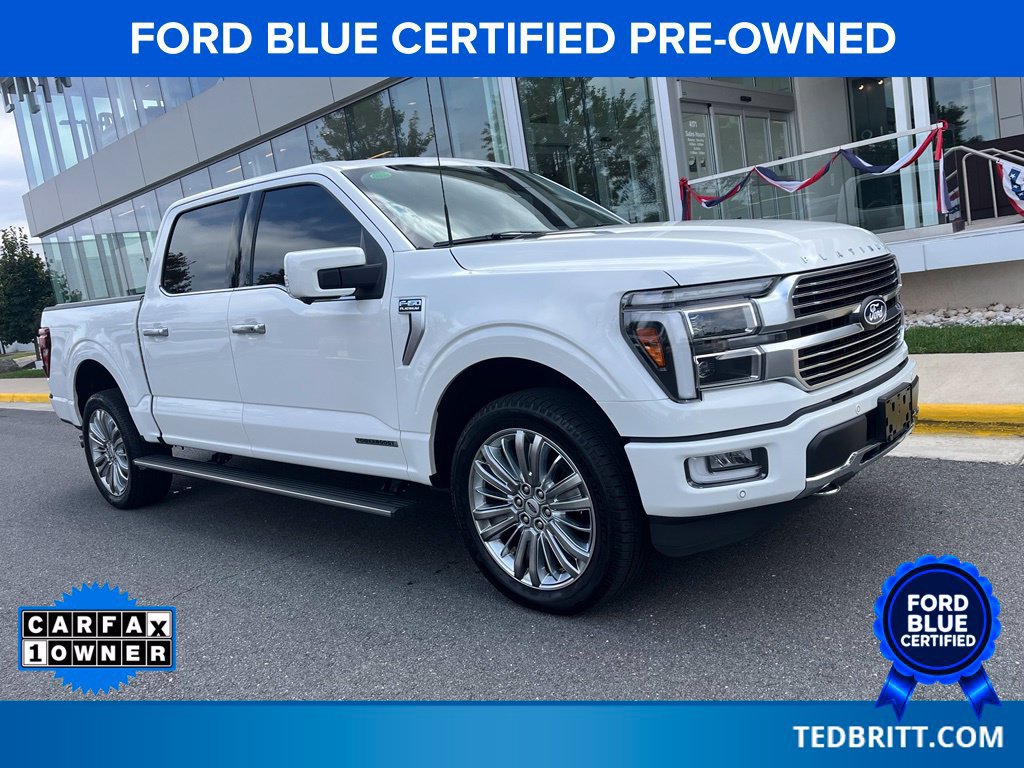 Certified 2024 Ford F150 Platinum w/ Equipment Group 703A Plus AWD/4WD image 1