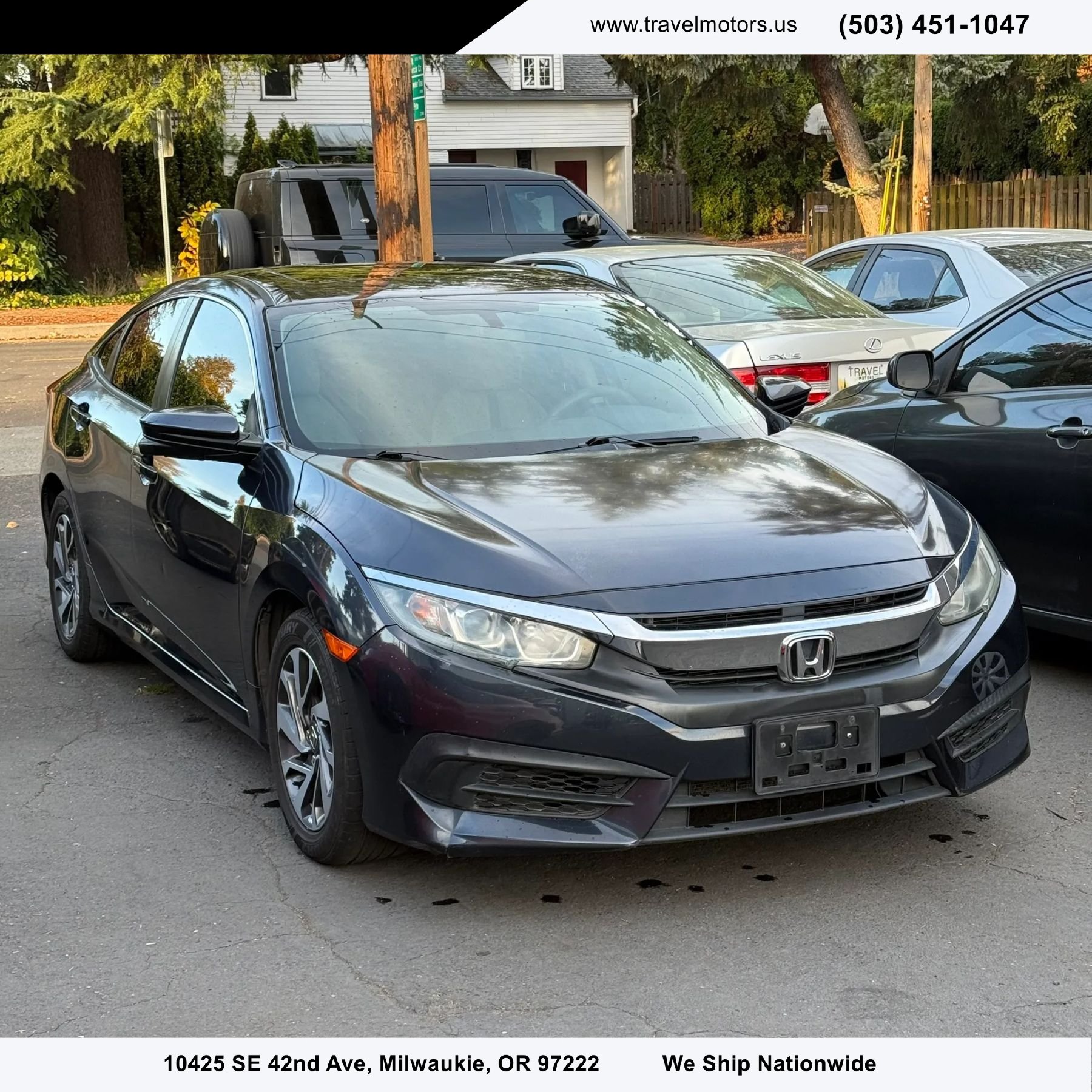 Used 2017 Honda Civic EX image 1