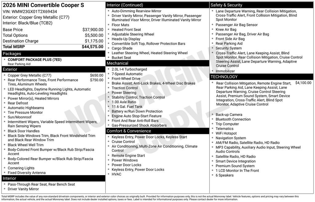 Used 2026 MINI Cooper S FWD image 14