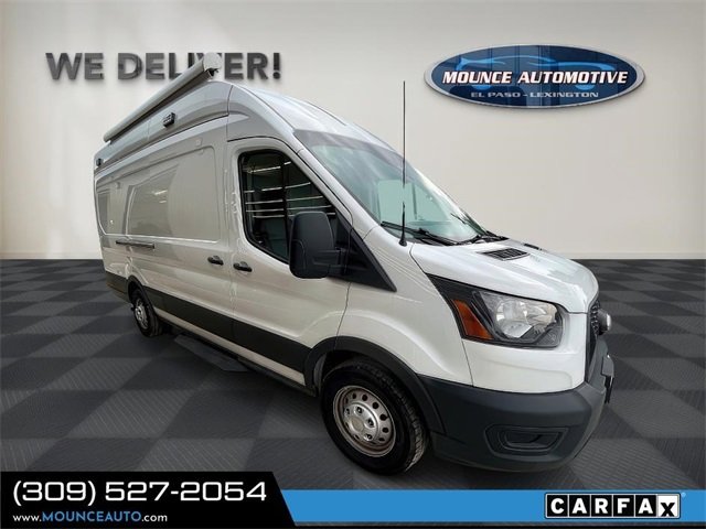 Used 2022 Ford Transit 350 148 High Roof Extended AWD w/ Load Area Protection Package image 1