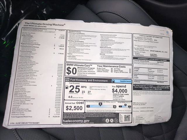 New 2026 BMW X5 sDrive40i w/ M Sport Package image 18