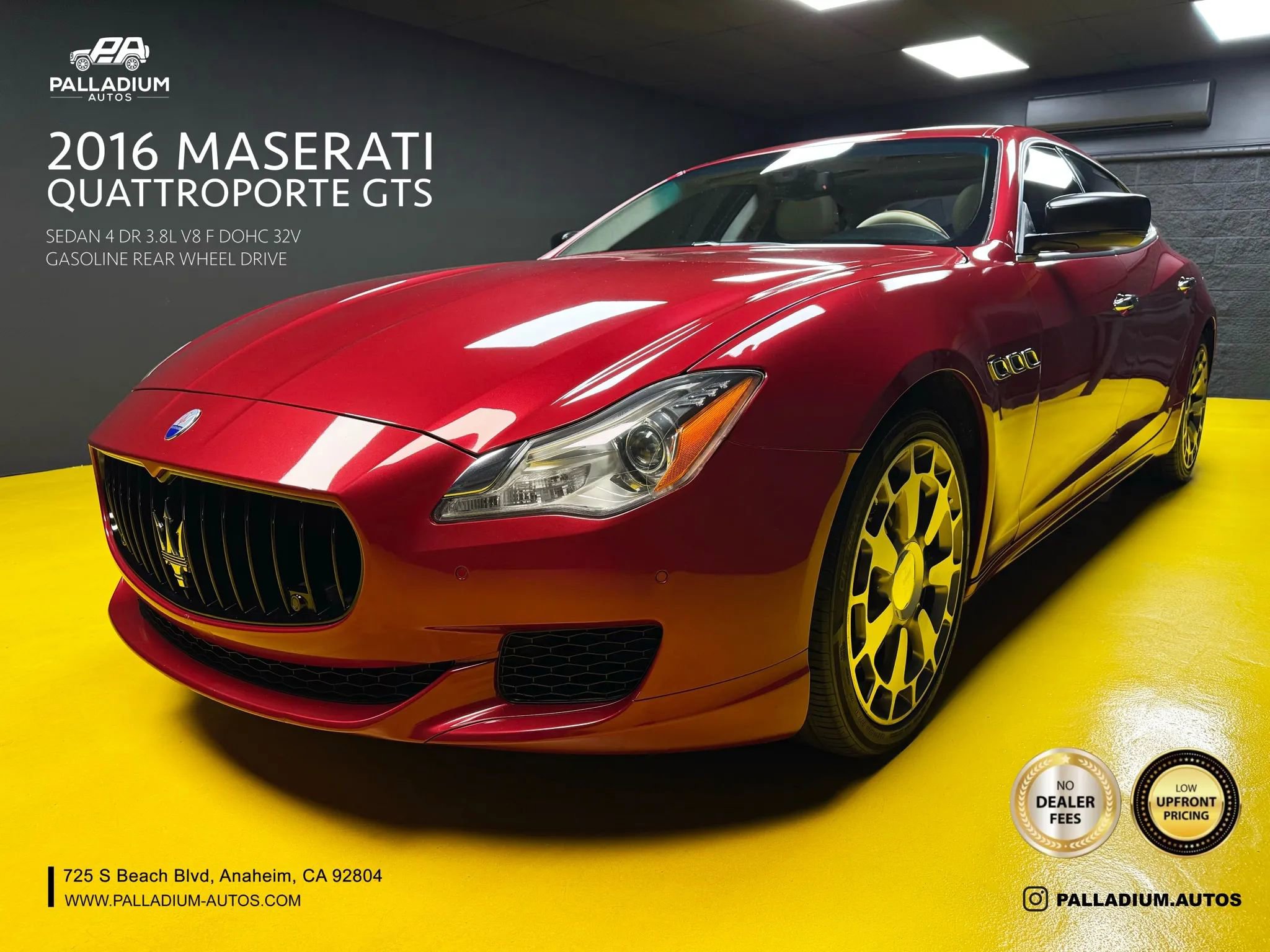 Used 2016 Maserati Quattroporte GTS