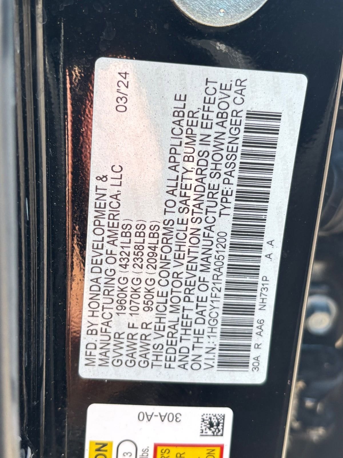 Used 2024 Honda Accord LX image 33