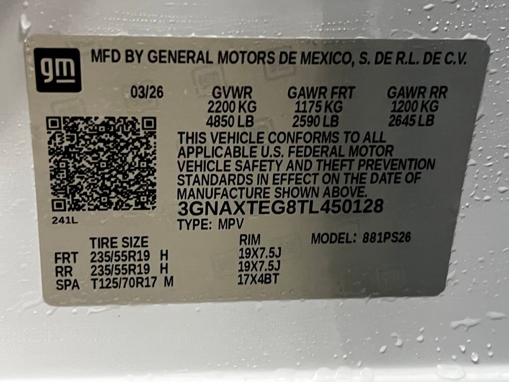 New 2026 Chevrolet Equinox RS w/ Convenience Package III image 35