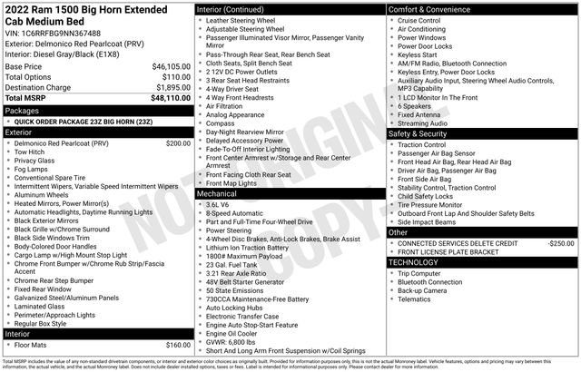 Used 2022 RAM 1500 Big Horn image 10