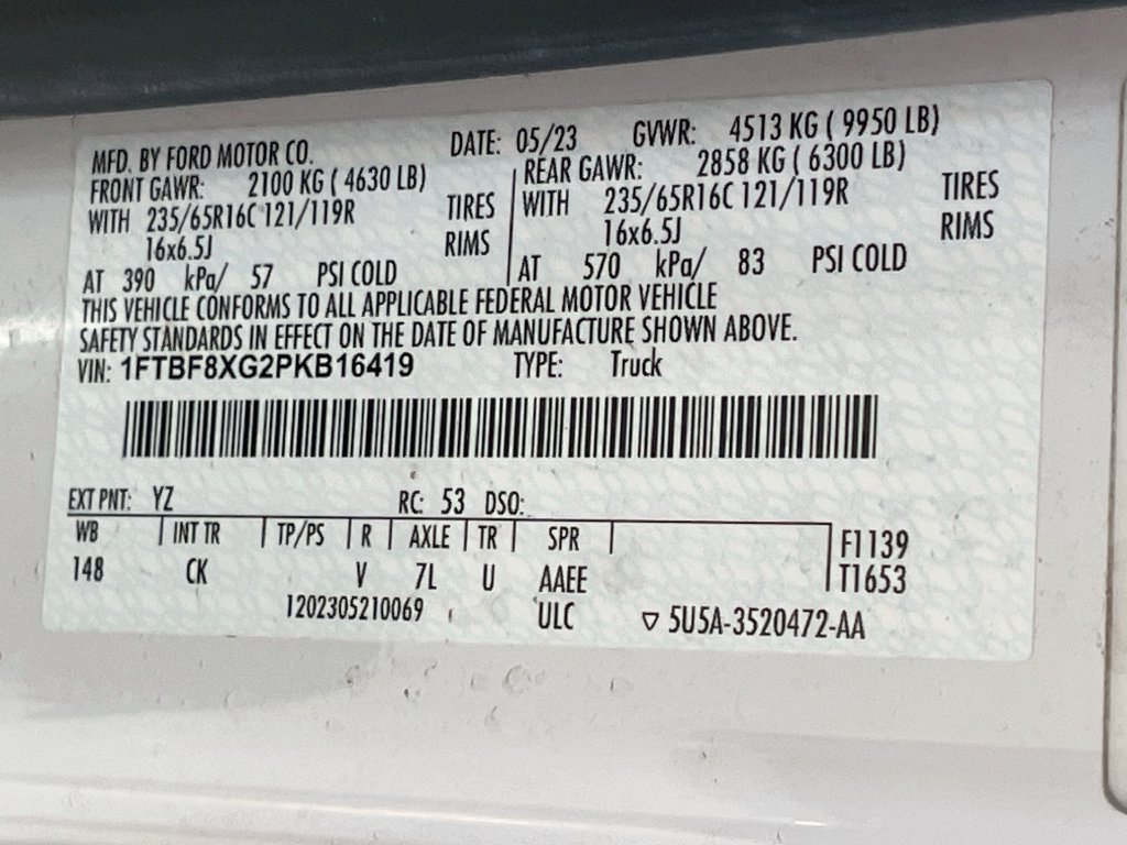 Used 2023 Ford Transit 350 148 High Roof Extended AWD w/ Fleet Safety Package image 29