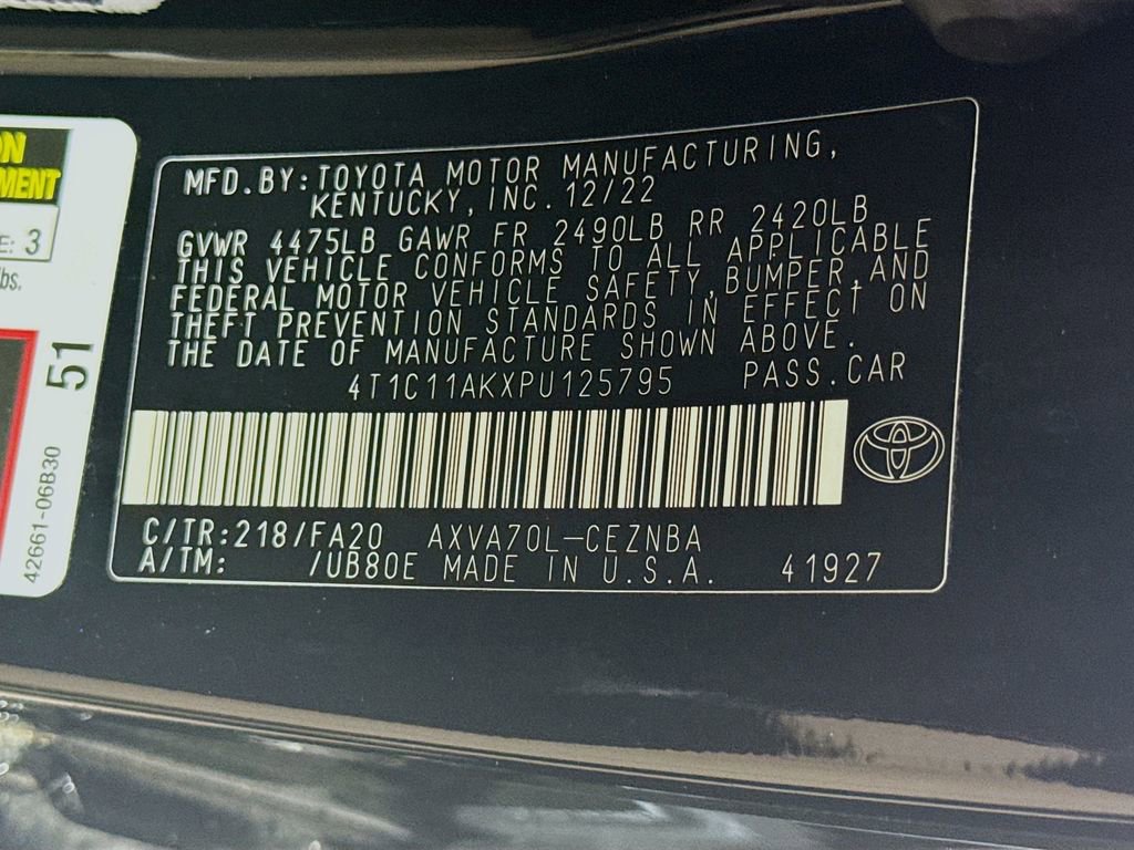 Certified 2023 Toyota Camry LE FWD image 31