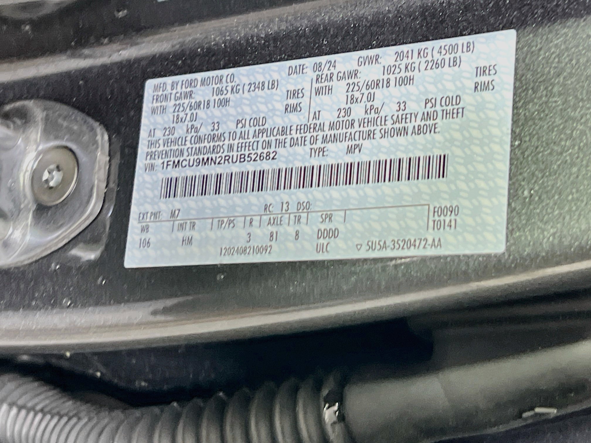 Used 2024 Ford Escape ST-Line AWD/4WD image 30